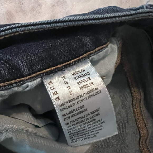 Women’s American eagle skinny jeans size 18 - Picture 4 of 5